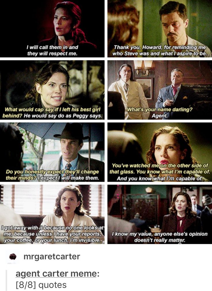 best agent carter quotes