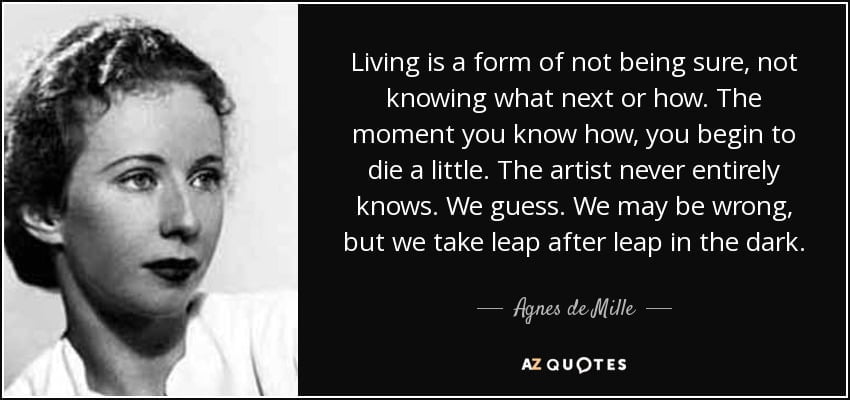 best agnes de mille quotes