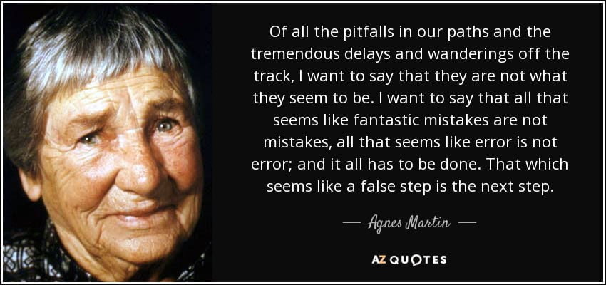 best agnes martin quotes