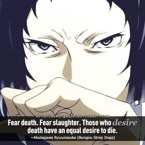 best akutagawa quotes bsd
