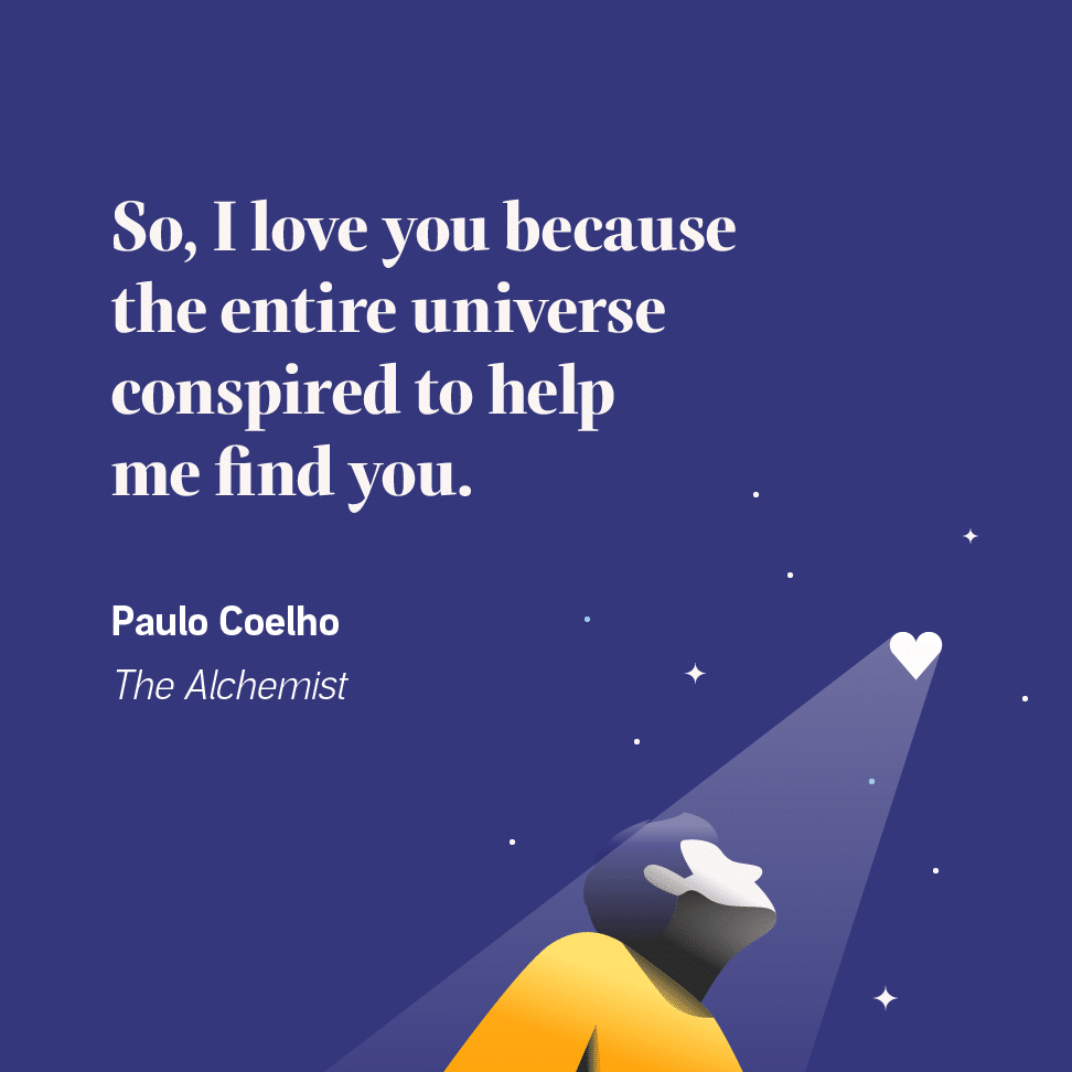 best alchemist quotes about love