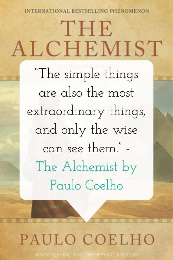 best alchemist quotes and page numbers