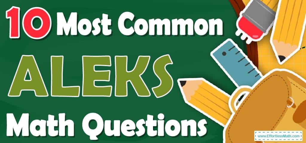 best aleks math questions