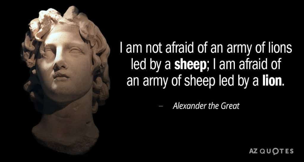 best alexander the great quotes on success