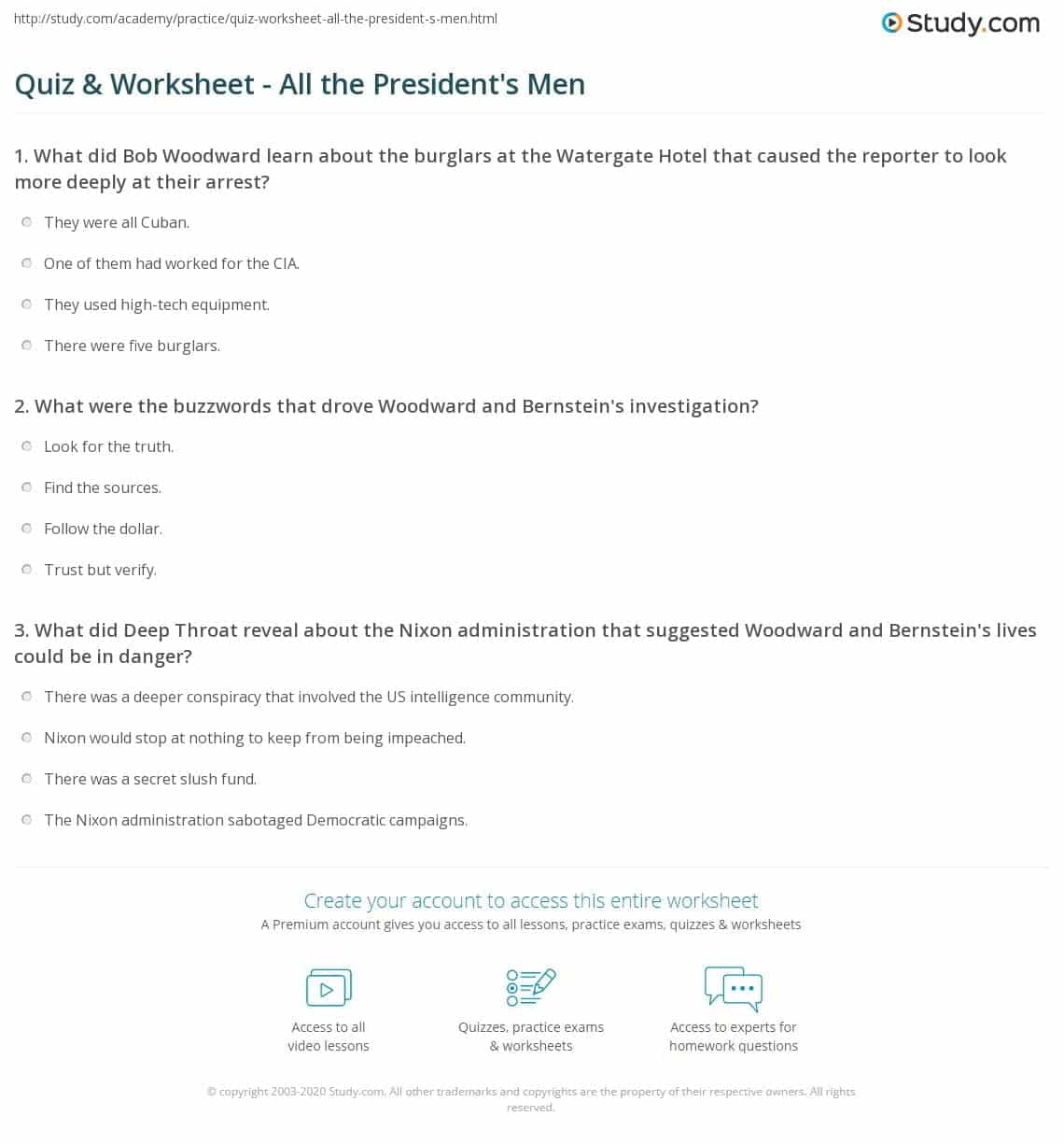 best all the presidentcabcs men questions