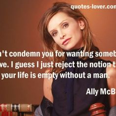 best ally mcbeal quotes