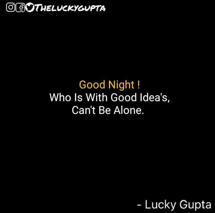 best alone at night quotes