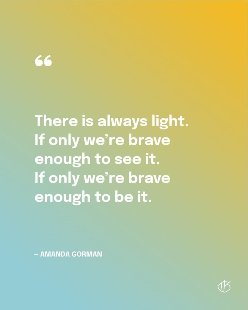 best amanda gorman quotes light