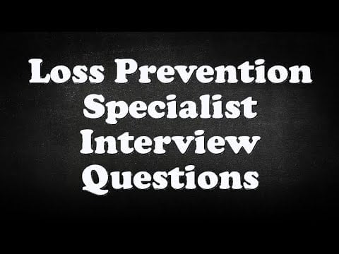 best amazon loss prevention specialist interview questions