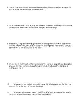 best american born chinese discussion questions