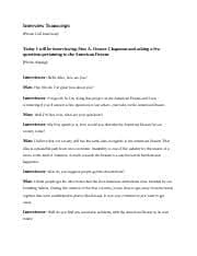 best american dream interview questions