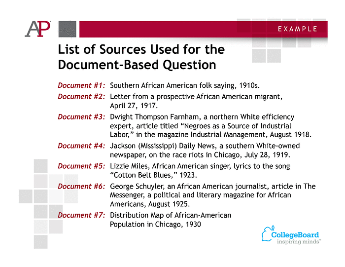 best apush essay questions