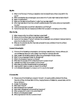 best archaeological research questions