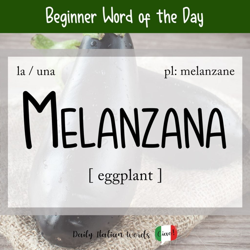 best italian name for eggplant