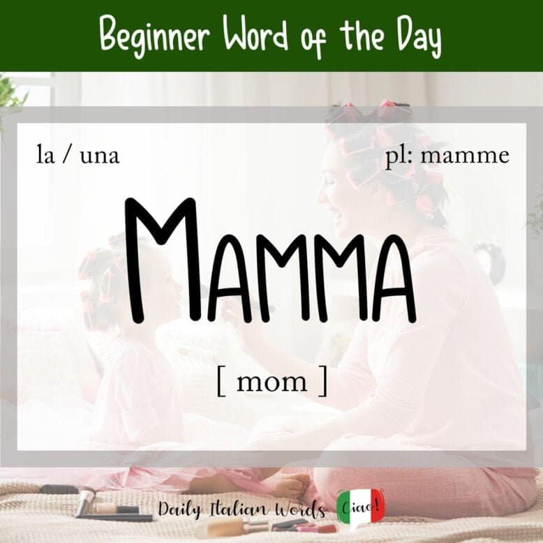 best italian name for mom