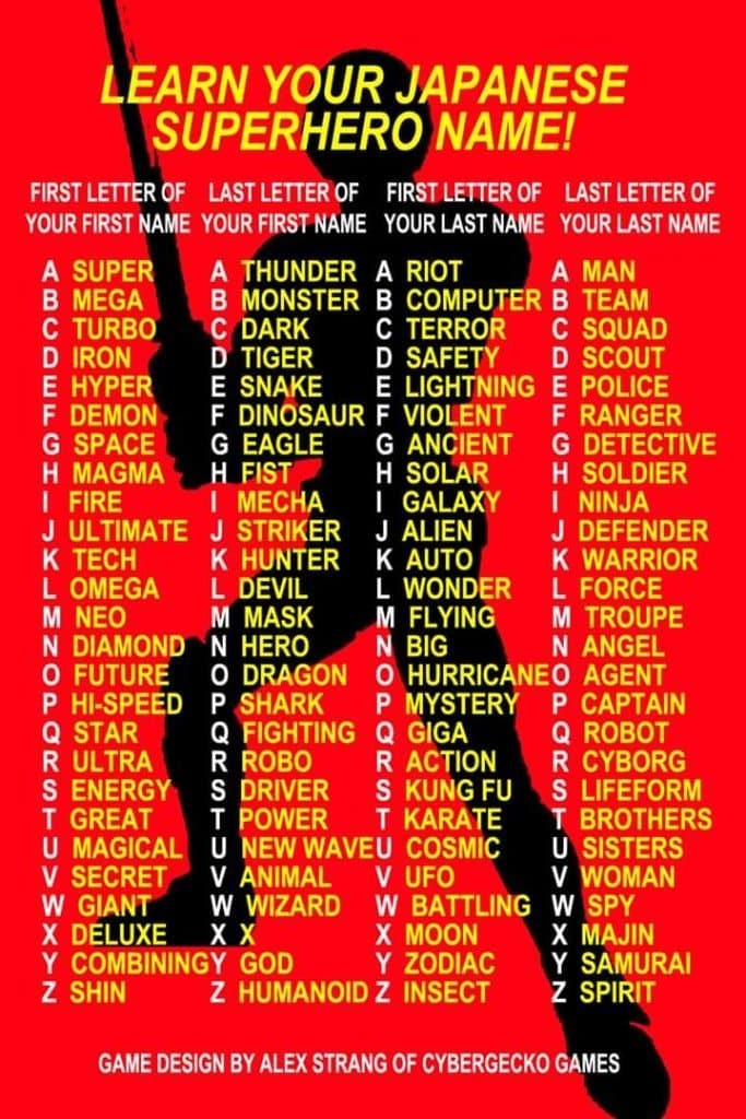 best japanese name for devil