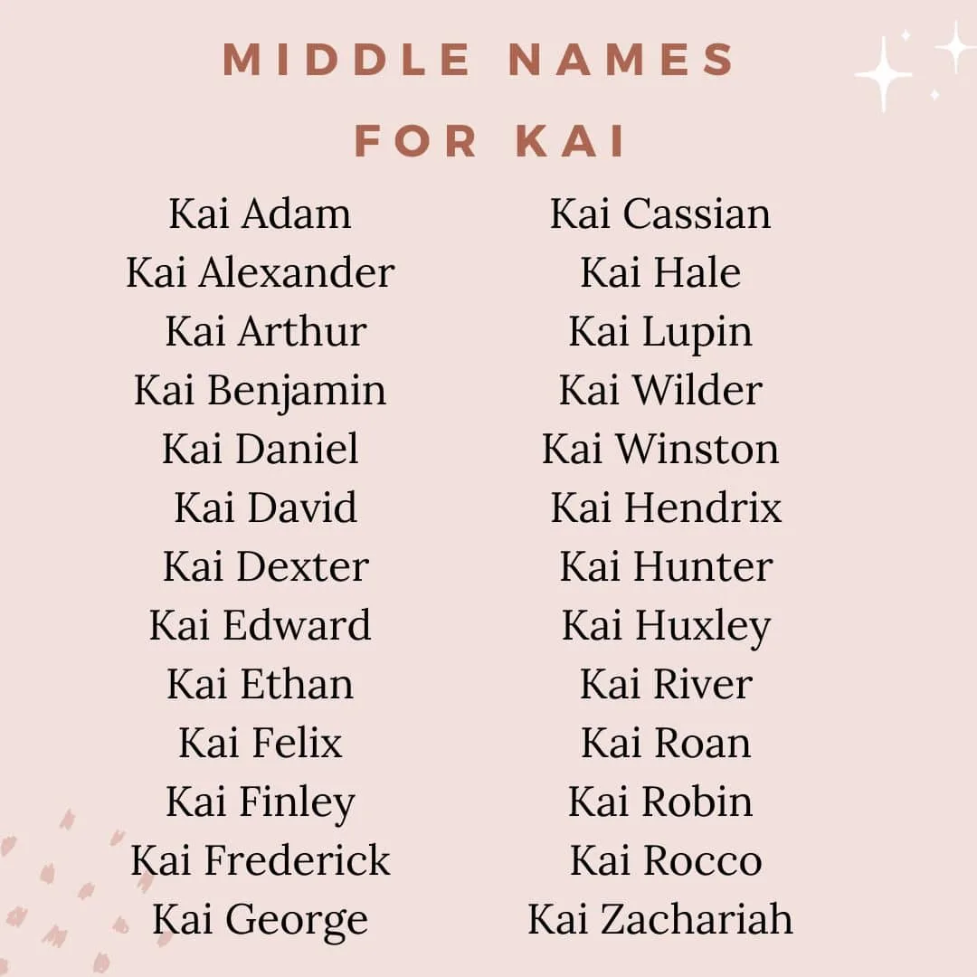 best last name for kai