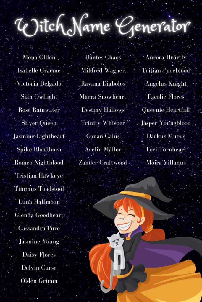 best last name for witches