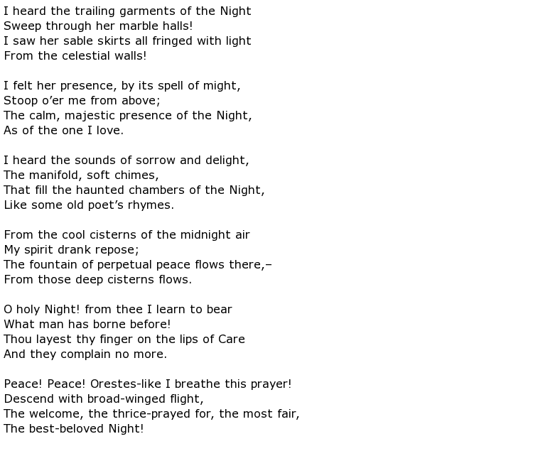 best longfellow poems