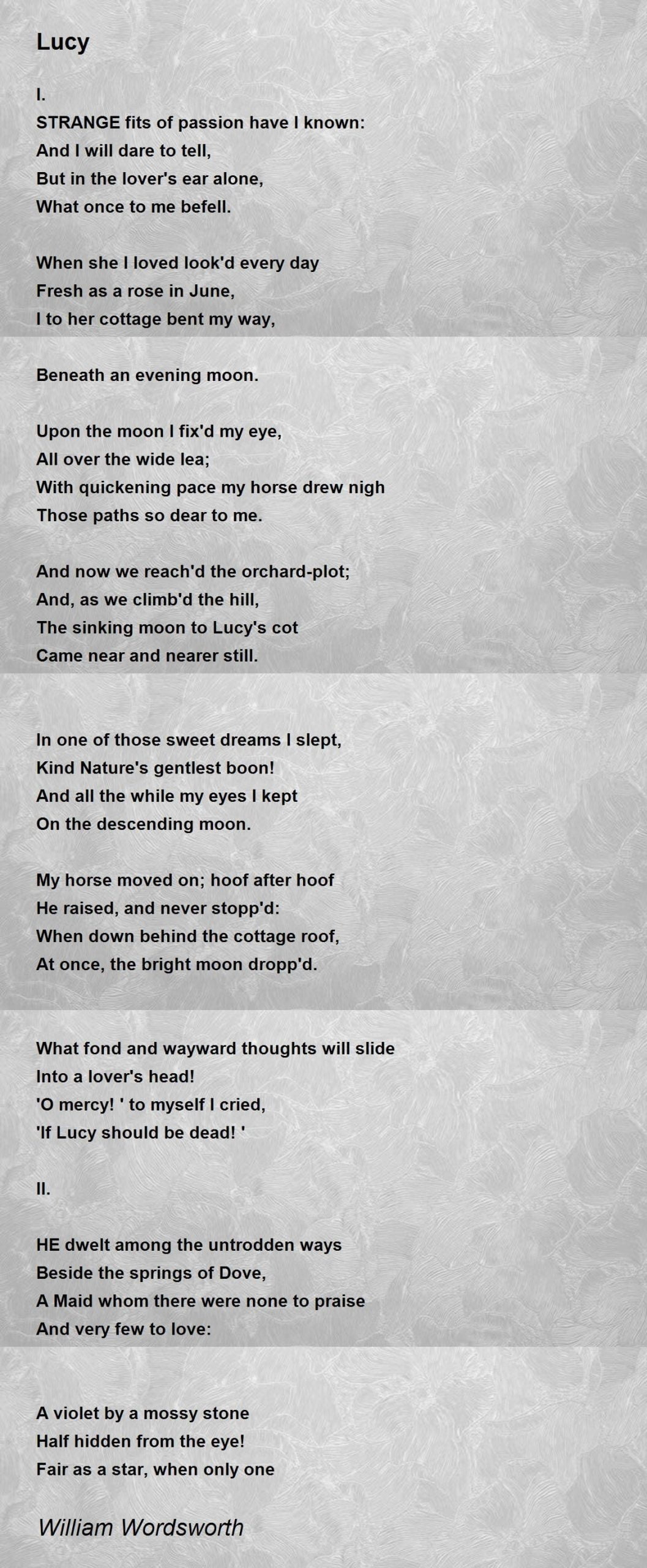 best lucy poems scaled
