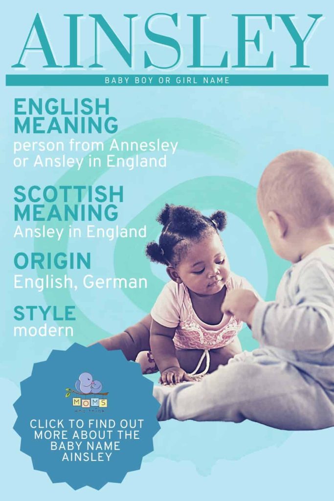 best middle name for ainsley