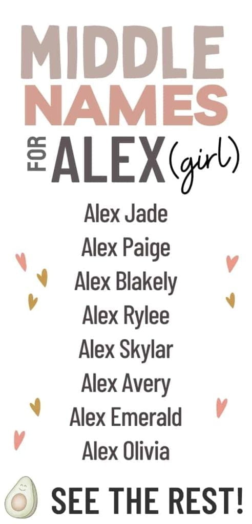 best middle name for alexandra