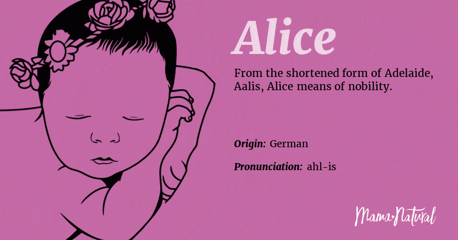 best middle name for alice