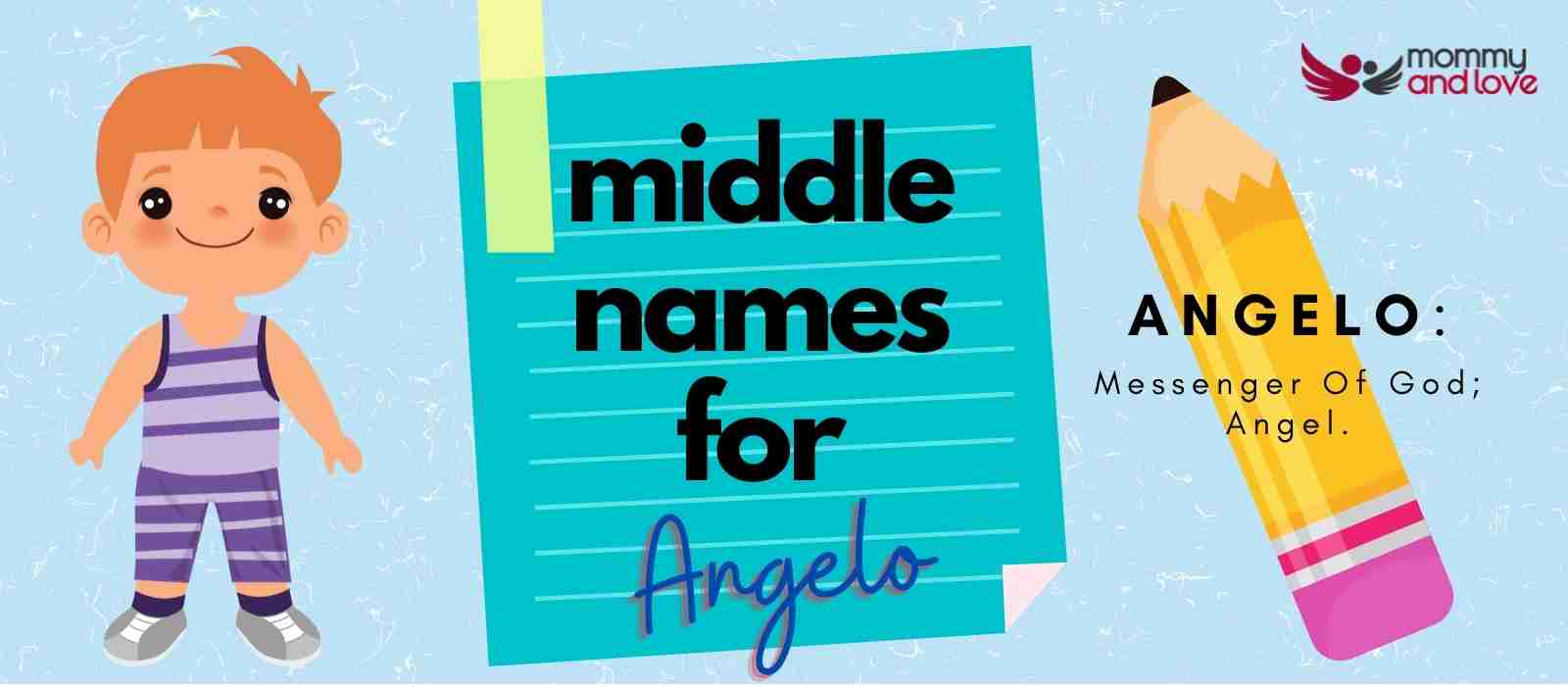 best middle name for angelo