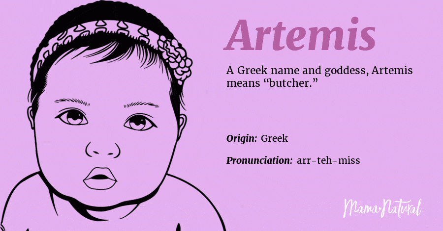 best middle name for artemis