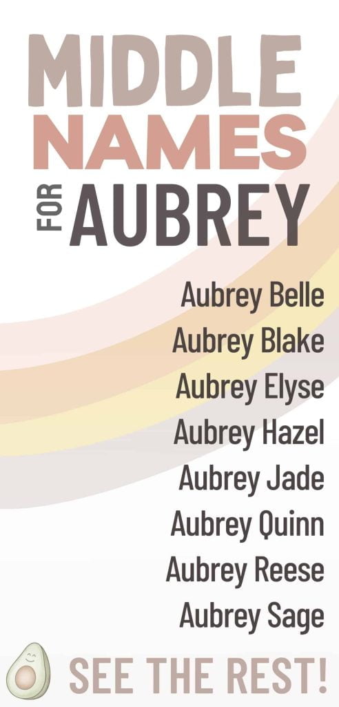 best middle name for aubrey