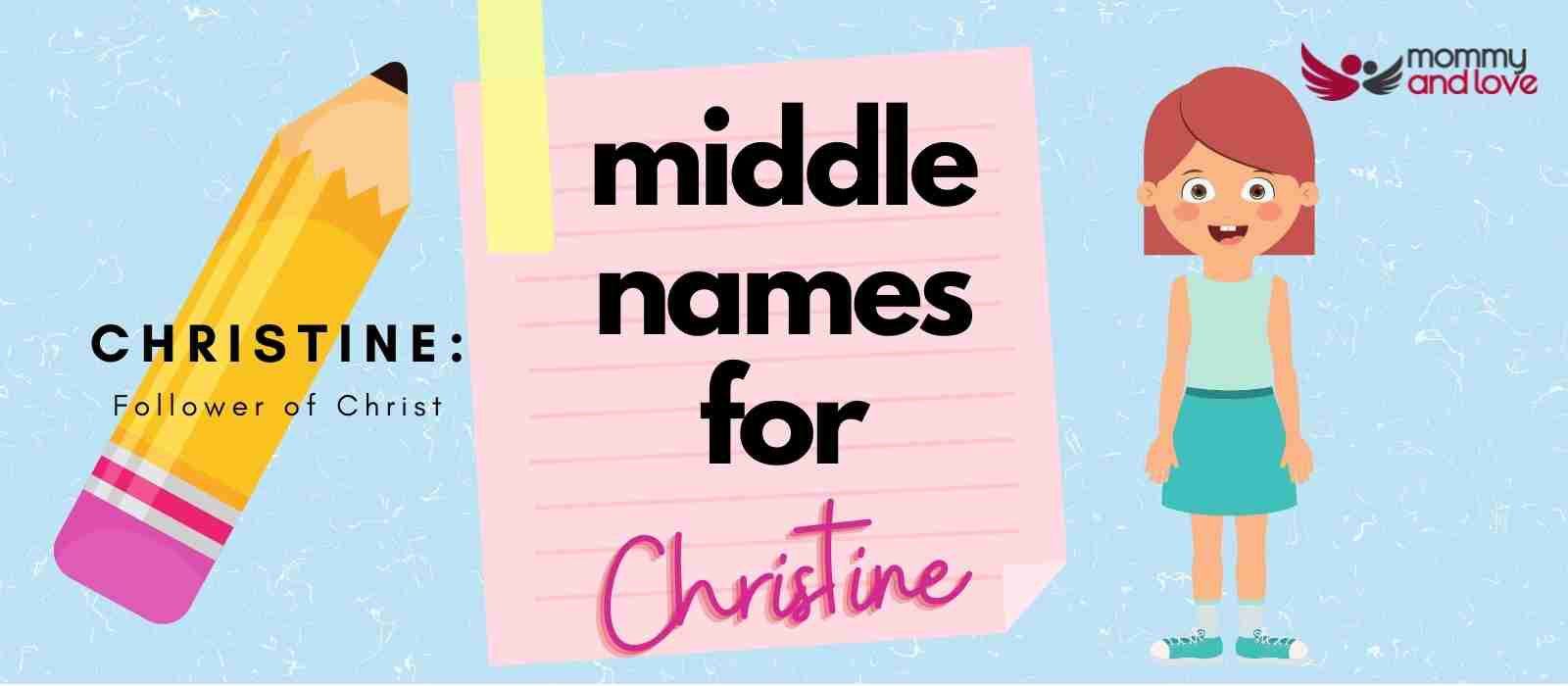 best middle name for christine