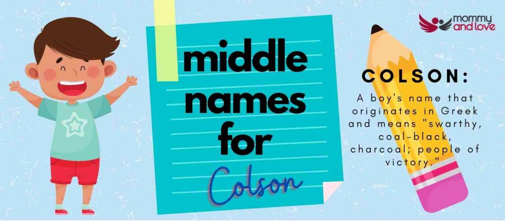 best middle name for colson