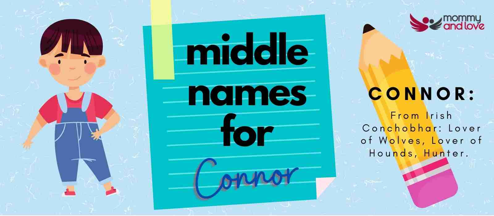 best middle name for connor