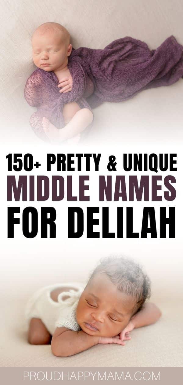 best middle name for delilah