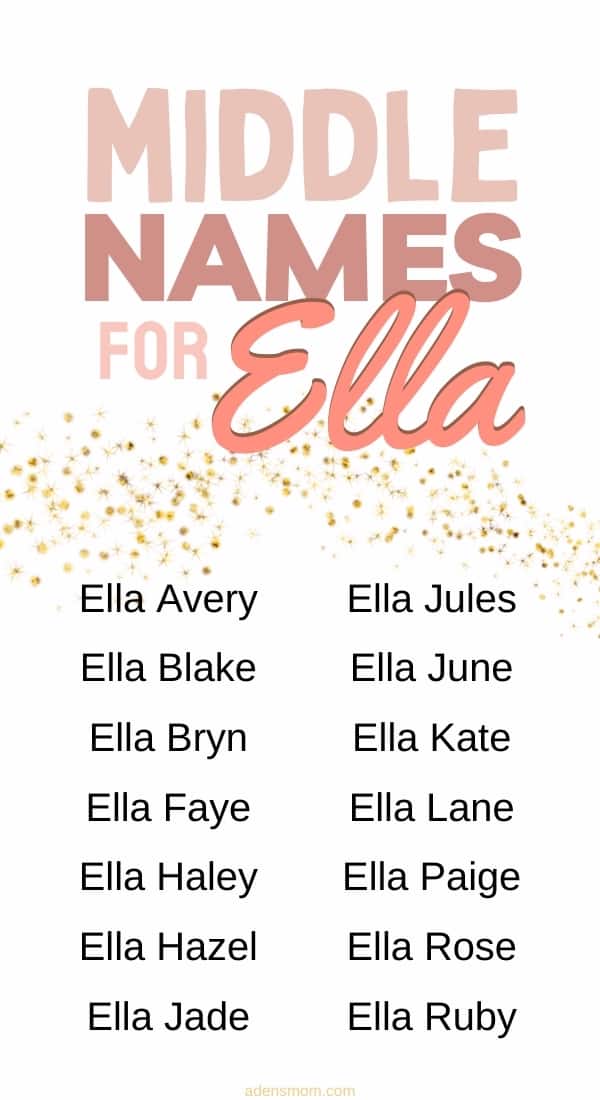 best middle name for ella