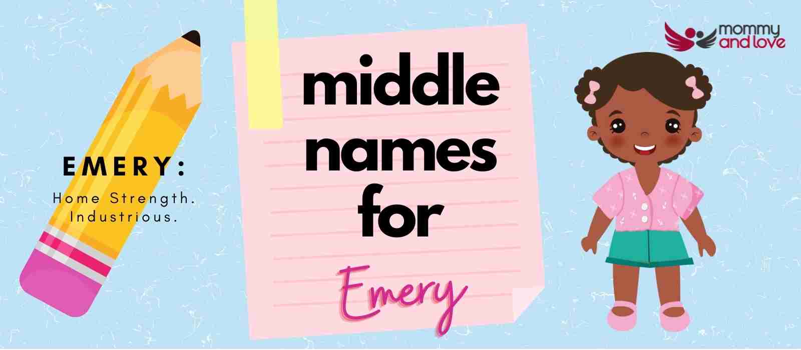 best middle name for emery