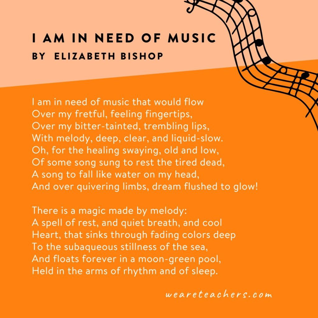 best music poems