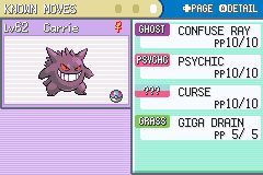 best nickname for gengar