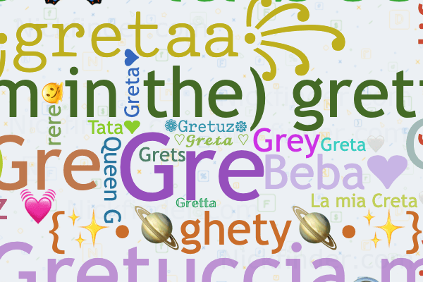 best nickname for greta