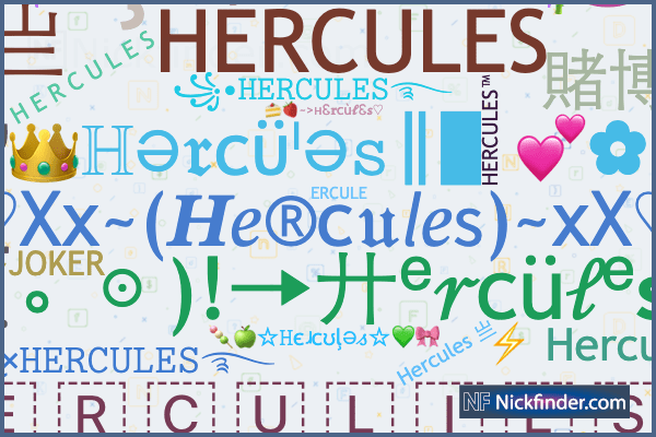 best nickname for hercules