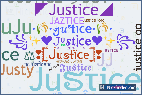 best nickname for justice