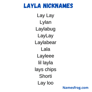 best nickname for layla