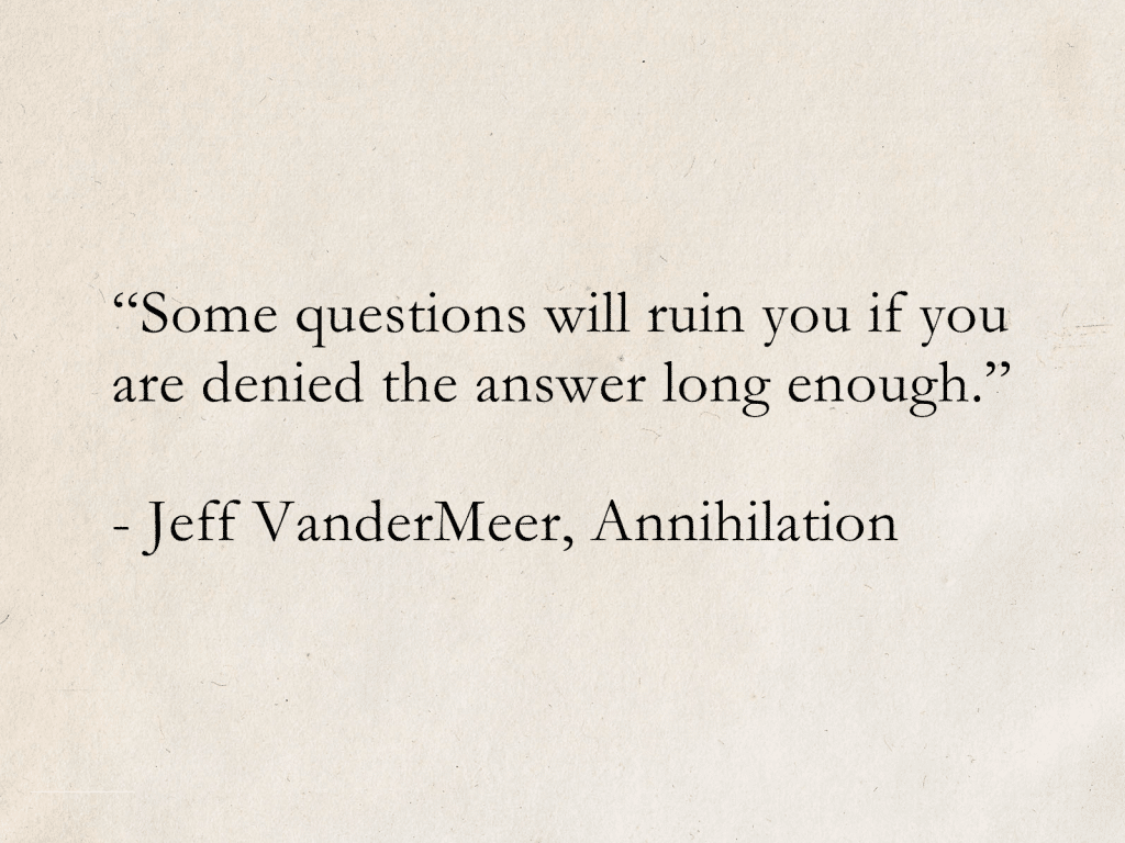 best annihilation book quotes