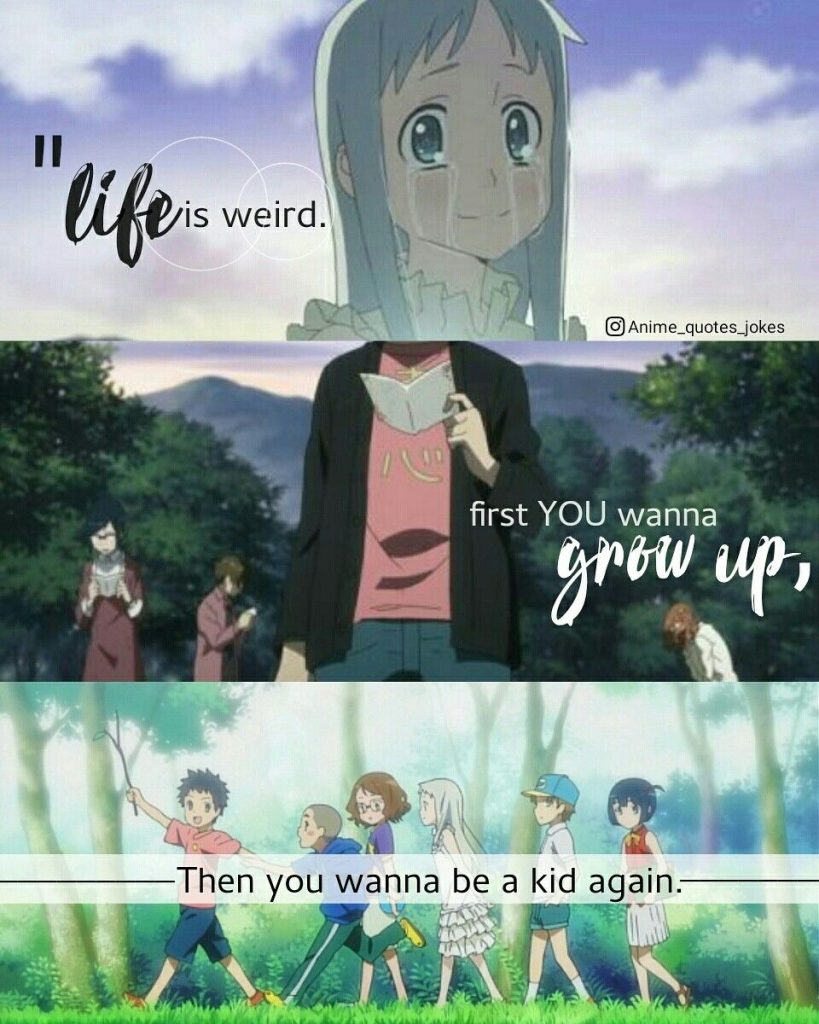 best anohana quotes