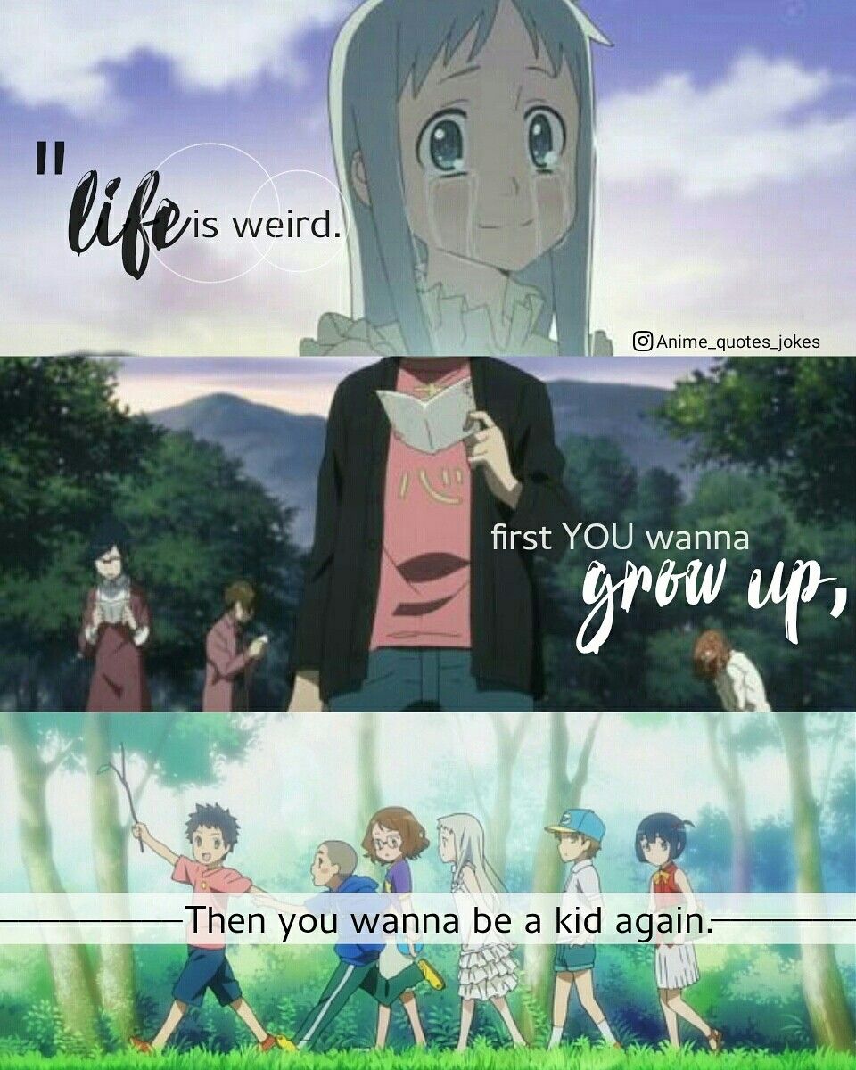 best anohana quotes