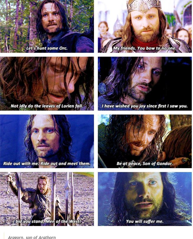 best aragorn quotes
