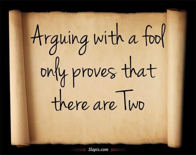 best arguing with fools quotes