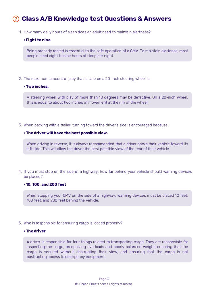 best arkansas cdl test questions and answers
