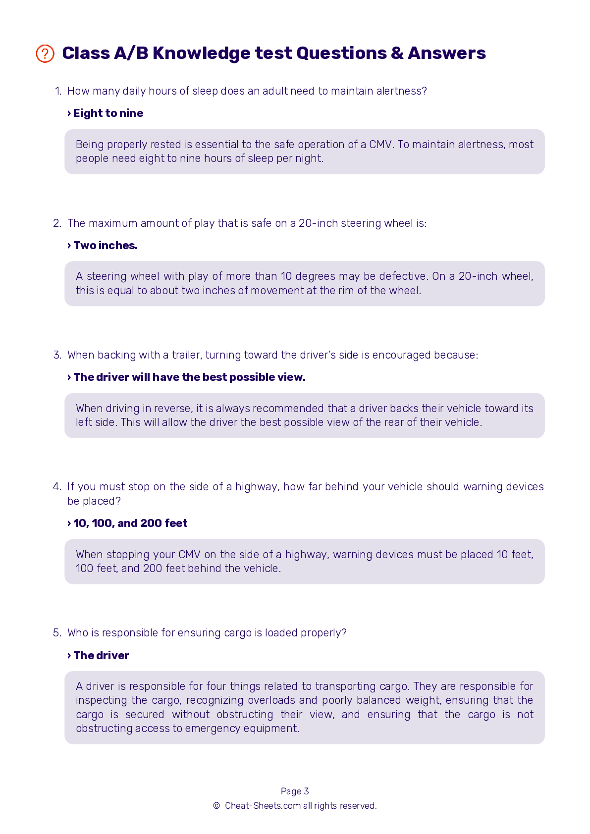 best arkansas cdl test questions and answers