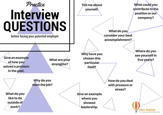 best autism interview questions